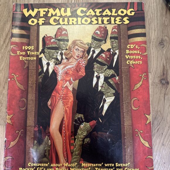 WFMU 91.1 FM Catalog of Curiosities;1995 End Times Edition Todd Schorr Cover - Picture 1 of 3